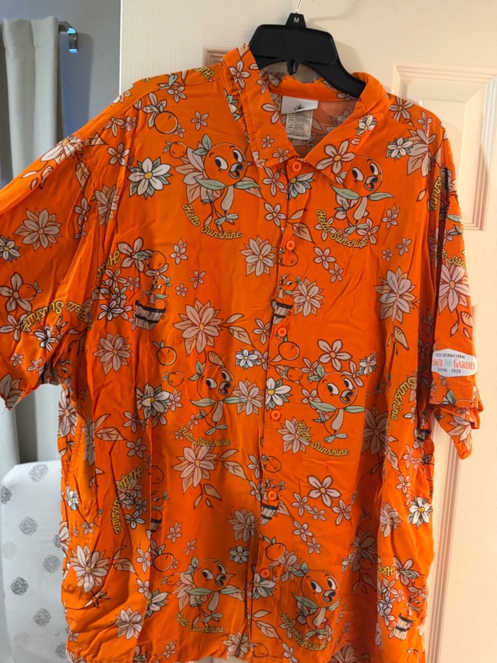 Disney Epcot Flower & Garden Festival 2020 Orange Bird Camp Shirt